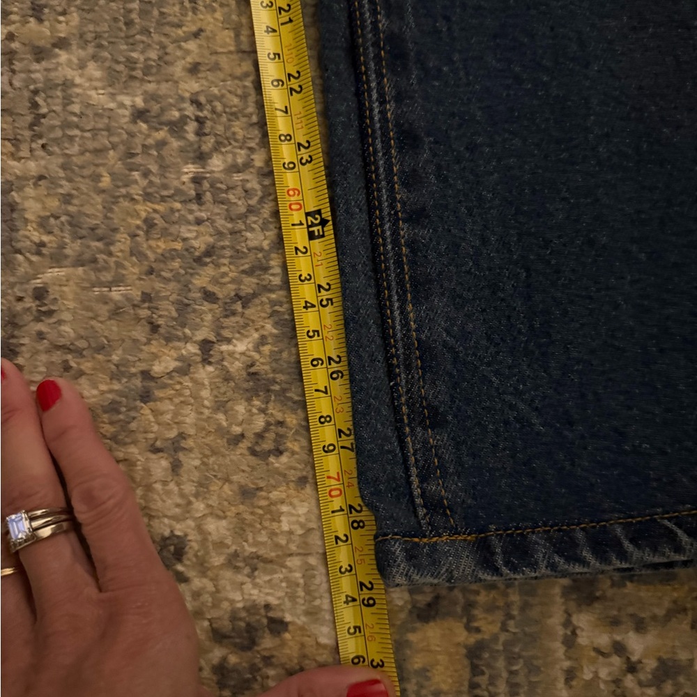 Re/Done Classic Indigo Straight Leg Jeans - Picture 7 of 9